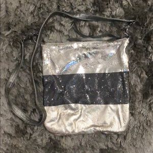 Metallic crossbody